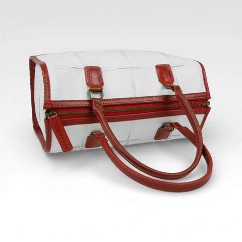 Small Post Bag | Leather & Fire-hose