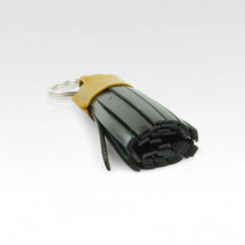 Tassel Keyring | Leather & Fire-hose