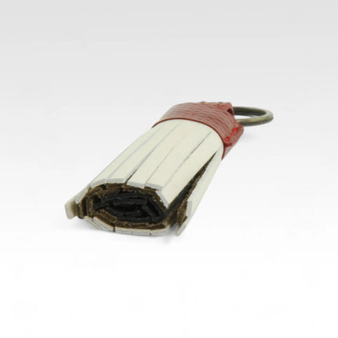 Tassel Keyring | Leather & Fire-hose