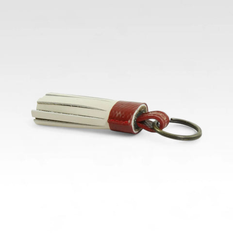 Tassel Keyring | Leather & Fire-hose