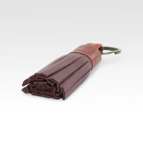 Tassel Keyring | Leather & Fire-hose