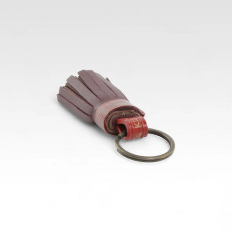 Tassel Keyring | Leather & Fire-hose