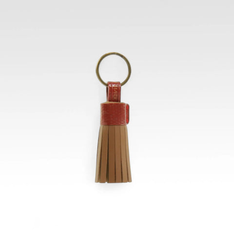 Tassel Keyring | Leather & Fire-hose