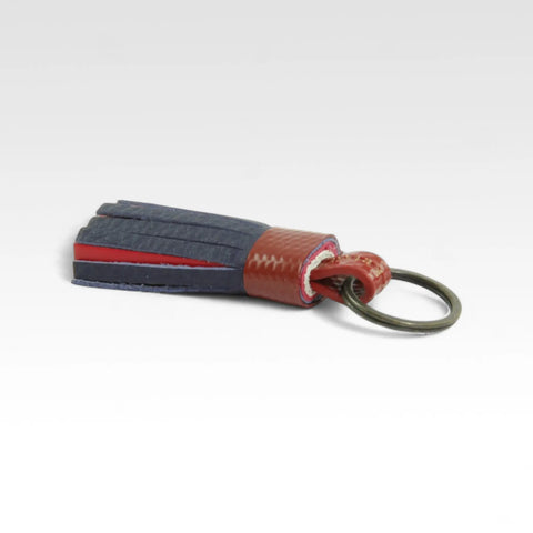 Tassel Keyring | Leather & Fire-hose