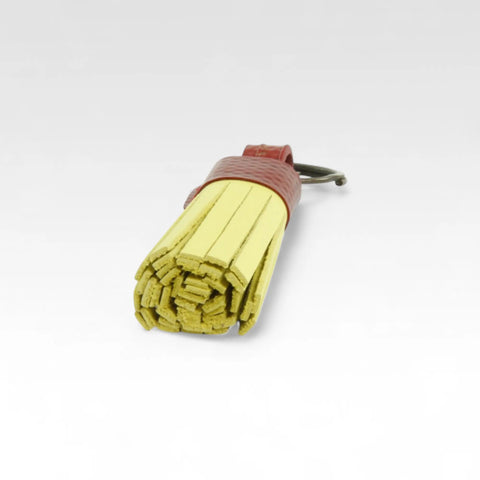 Tassel Keyring | Leather & Fire-hose