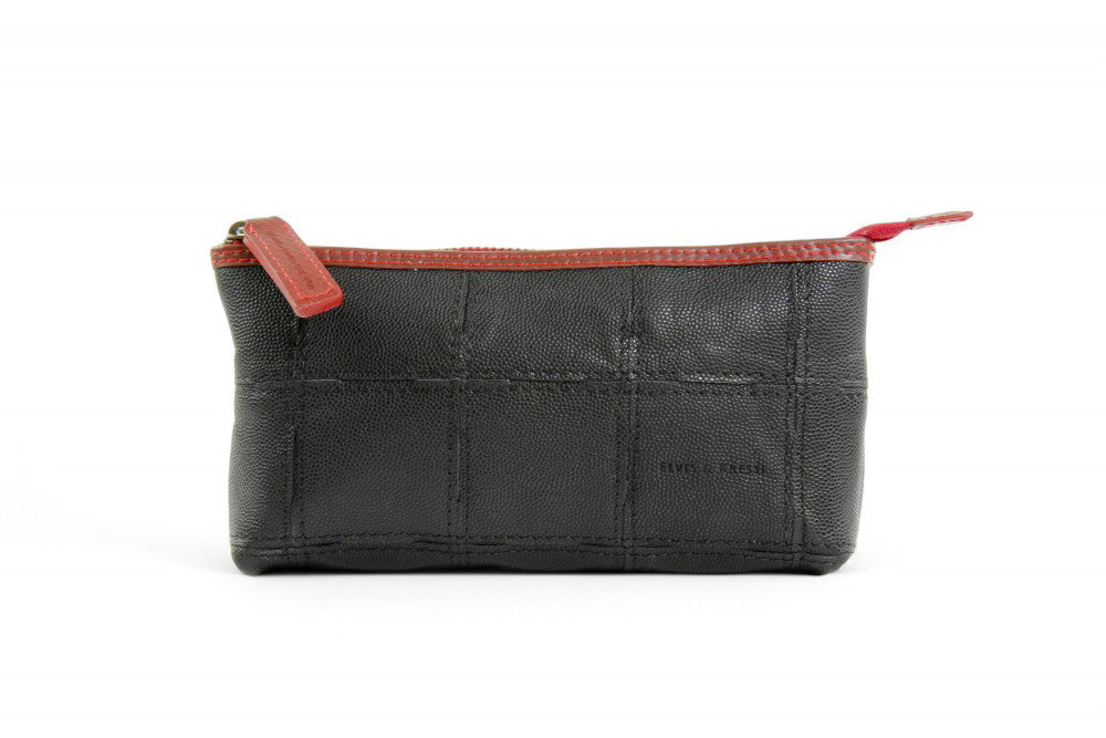 leather toiletry pouch