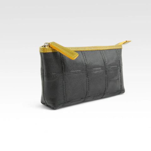 Toiletry Pouch | Leather & Fire-hose