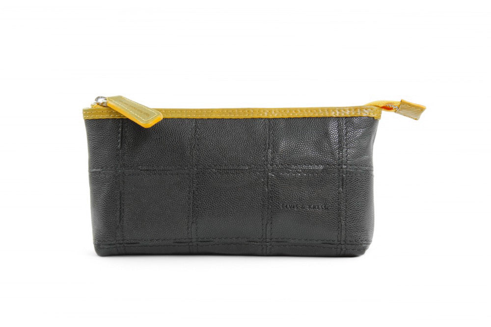 leather toiletry pouch