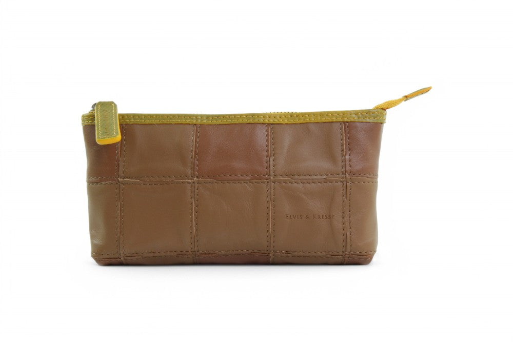 leather toiletry pouch