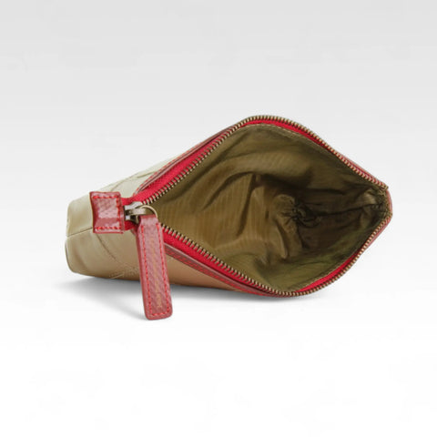 Toiletry Pouch | Leather & Fire-hose