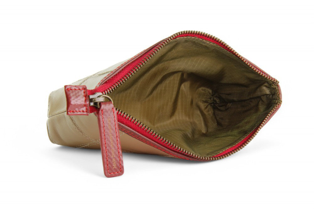 leather toiletry pouch