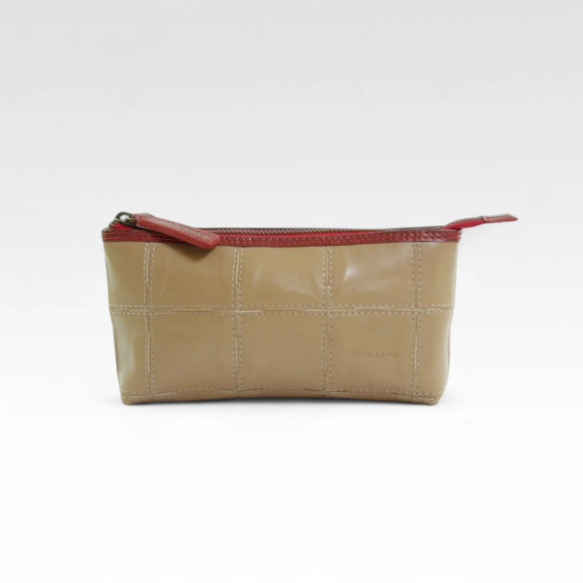 Upcycled Leather Toiletry Pouch