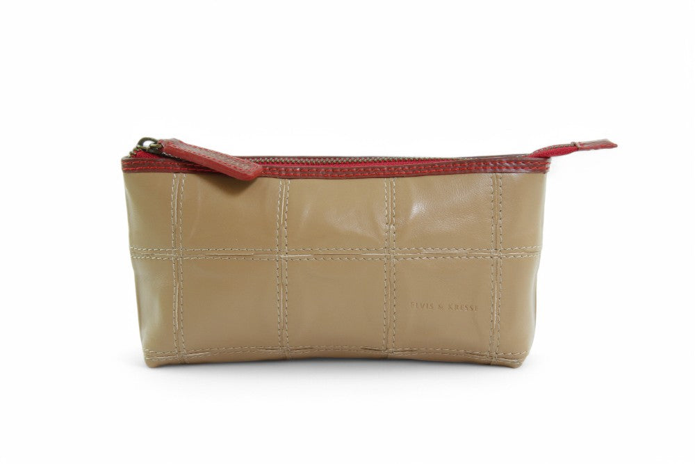 leather toiletry pouch