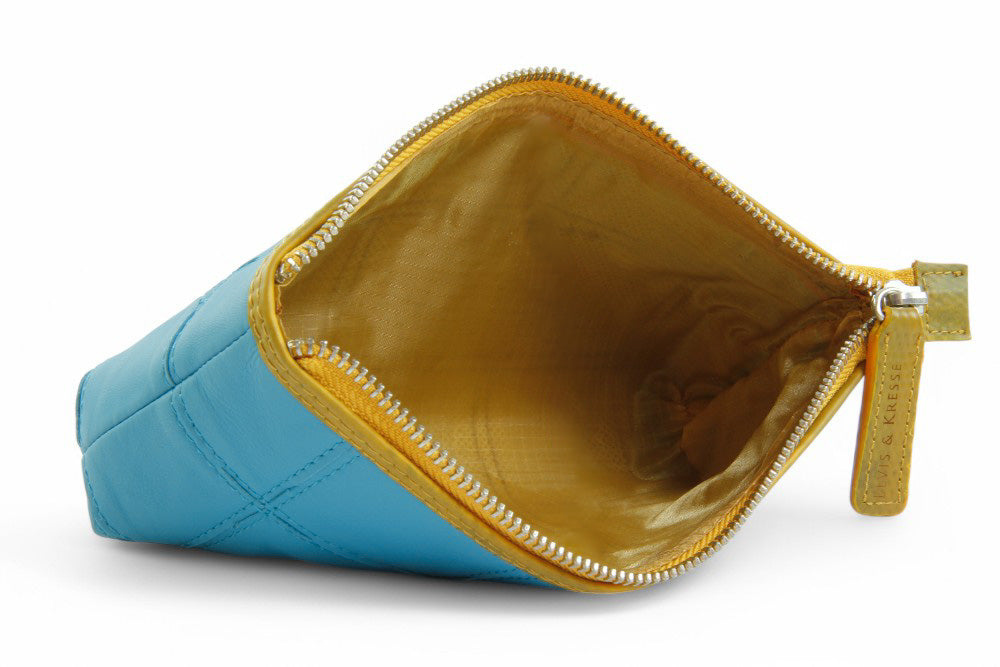 leather toiletry pouch