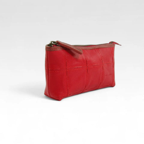 Toiletry Pouch | Leather & Fire-hose
