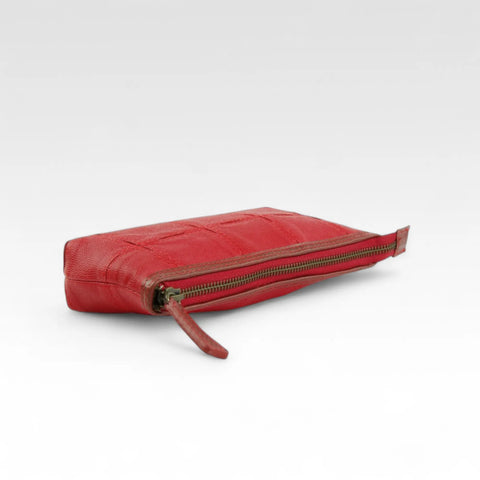 Toiletry Pouch | Leather & Fire-hose