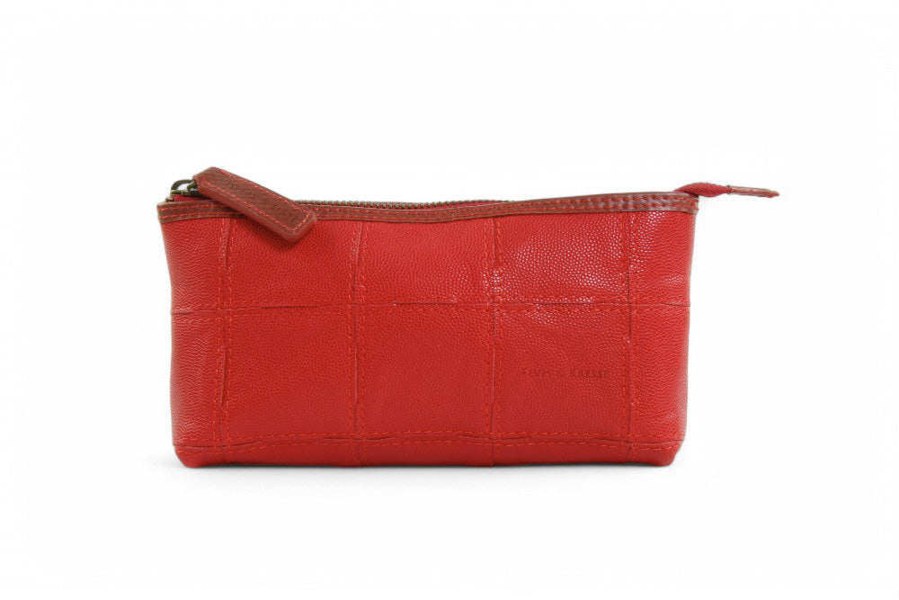 leather toiletry pouch