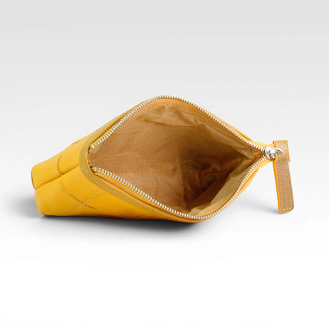 The Elvis & Kresse Toiletry Pouch, with reclaimed parachute lining