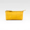 The Elvis & Kresse Toiletry Pouch made from rescued leather and genuine decommissioned fire-hose