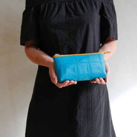 Toiletry Pouch | Leather & Fire-hose