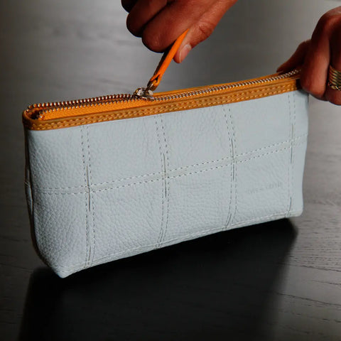 Toiletry Pouch | Leather & Fire-hose