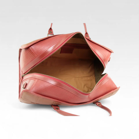 Overnight Bag | Leather & Fire-hose