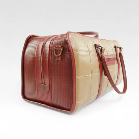 Overnight Bag | Leather & Fire-hose