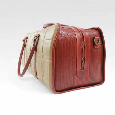 Overnight Bag | Leather & Fire-hose