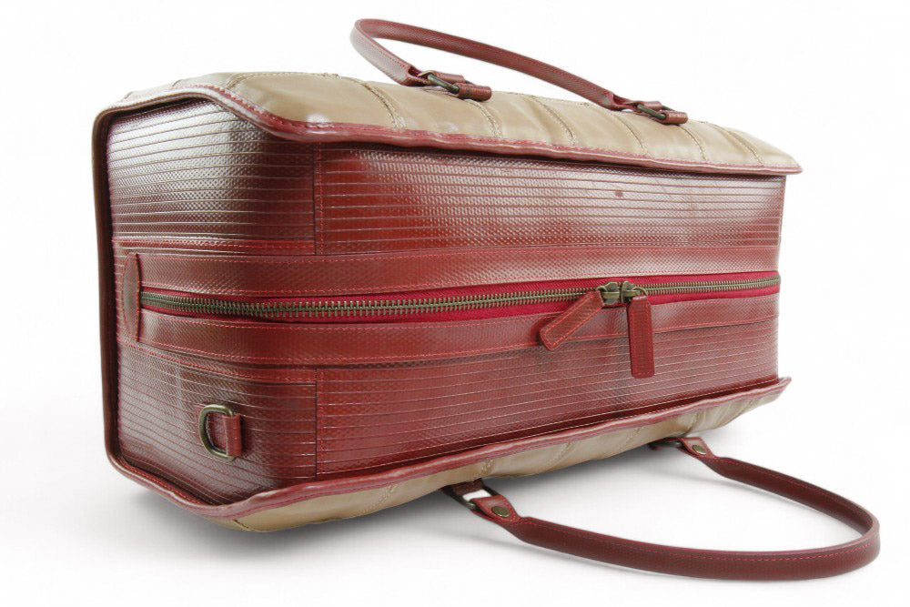 ethical leather holdall