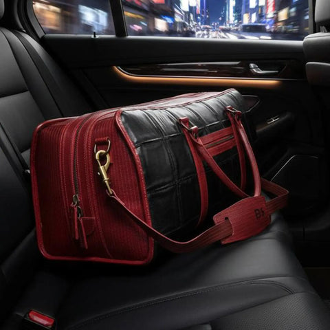 Overnight Bag | Leather & Fire-hose