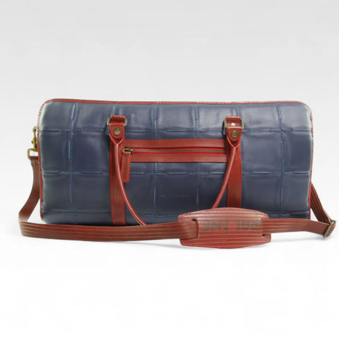 Overnight Bag | Leather & Fire-hose