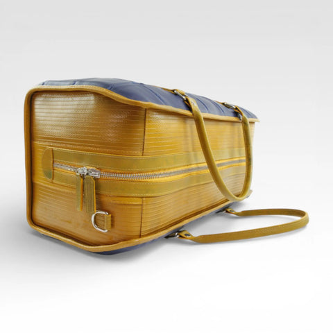 Overnight Bag | Leather & Fire-hose