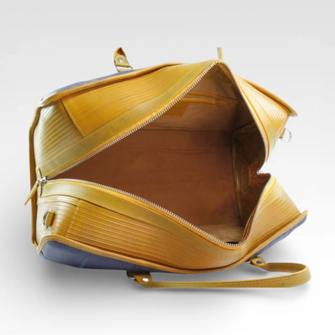 Overnight Bag | Leather & Fire-hose