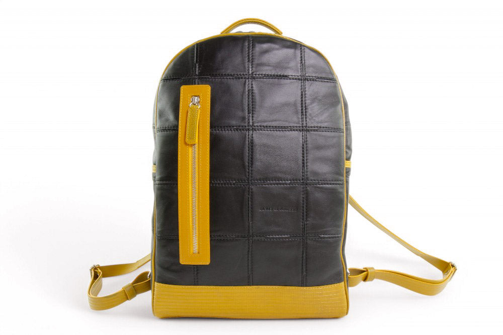 Voyager leather backpack