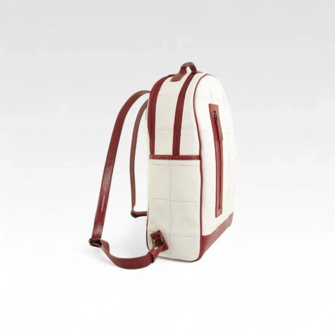 Voyager Backpack | Leather & Fire-hose