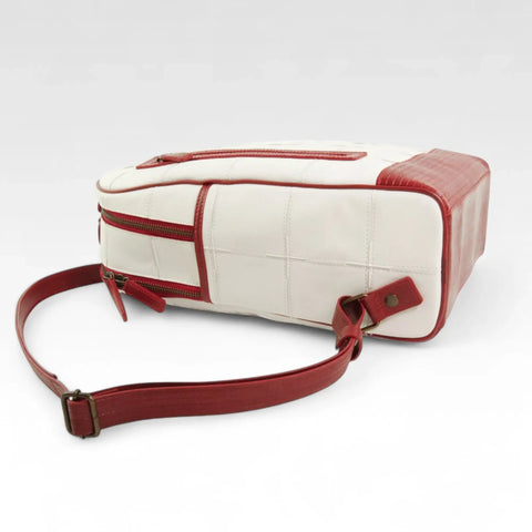 Voyager Backpack | Leather & Fire-hose