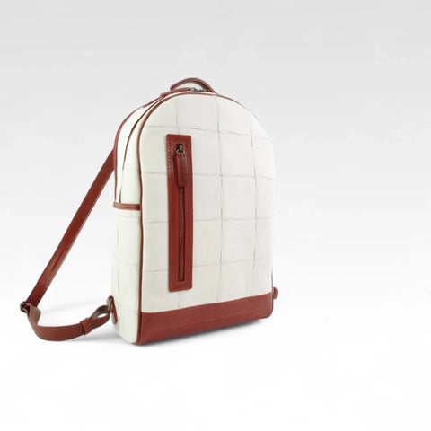 Voyager Backpack | Leather & Fire-hose