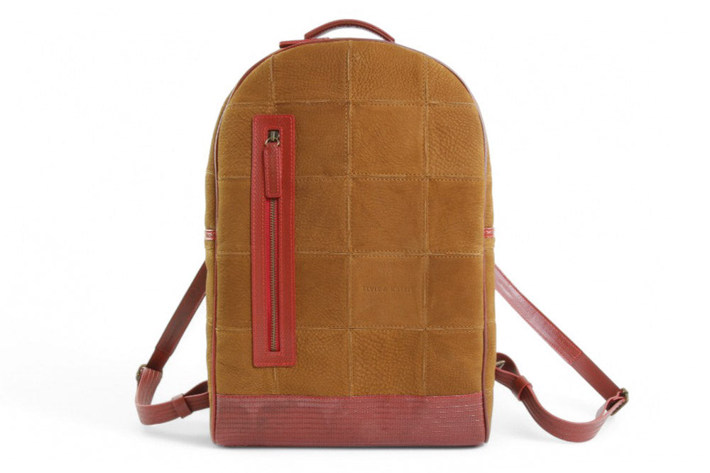 Voyager leather backpack