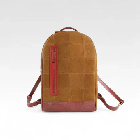 Voyager Backpack | Leather & Fire-hose