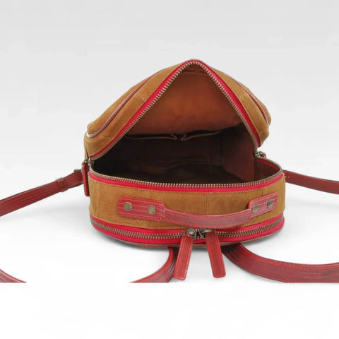 Voyager Backpack | Leather & Fire-hose