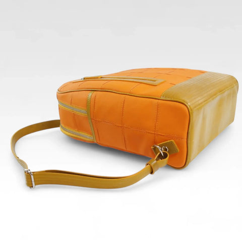 Voyager Backpack | Leather & Fire-hose