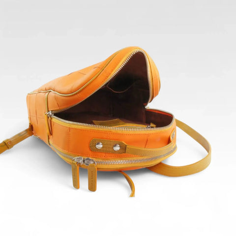 Voyager Backpack | Leather & Fire-hose