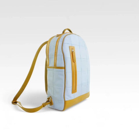 Voyager Backpack | Leather & Fire-hose