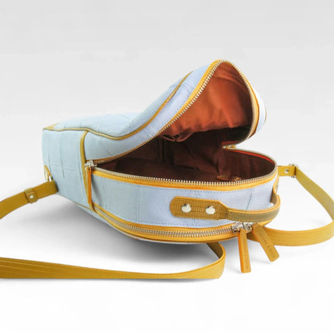 Voyager Backpack | Leather & Fire-hose