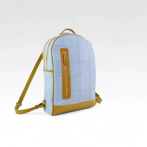 Voyager Backpack | Leather & Fire-hose