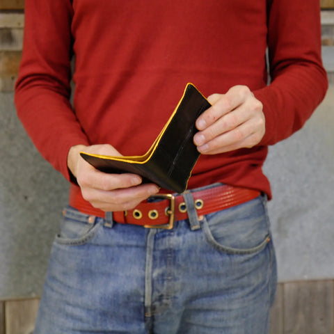 Billfold Wallet | Leather & Fire-hose