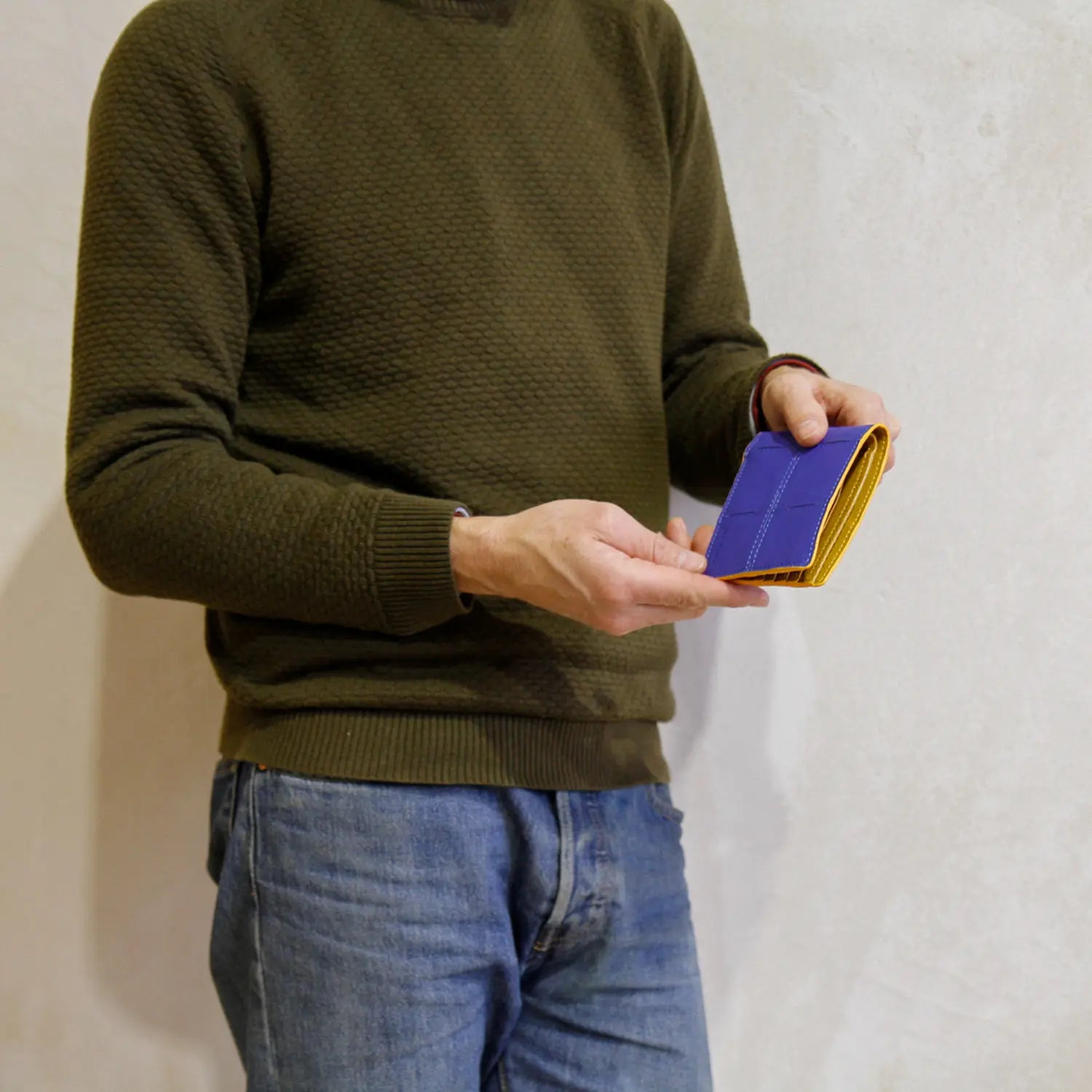 Billfold Wallet | Leather & Fire-hose