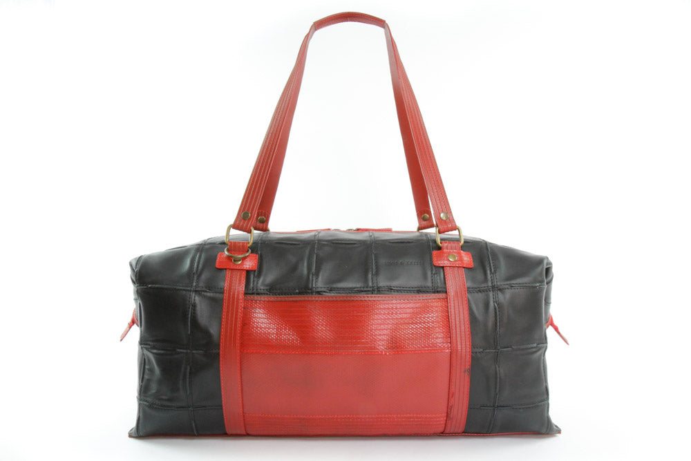 leather weekend bag