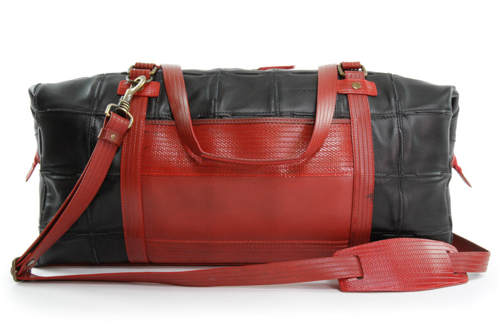 leather weekend bag