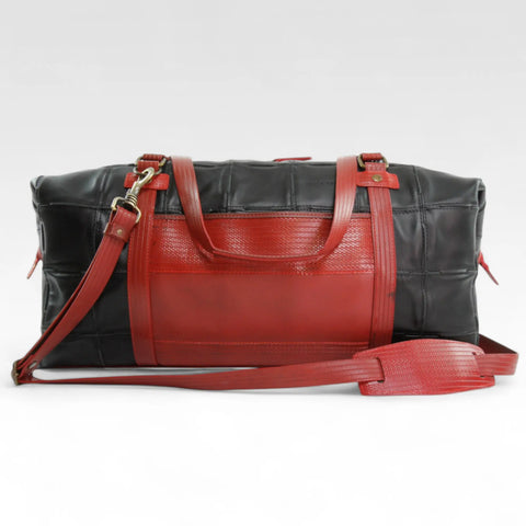 Weekend Bag | Leather & Fire-hose
